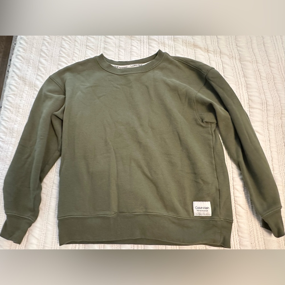 Calvin Klein performance crew neck sweatshirt